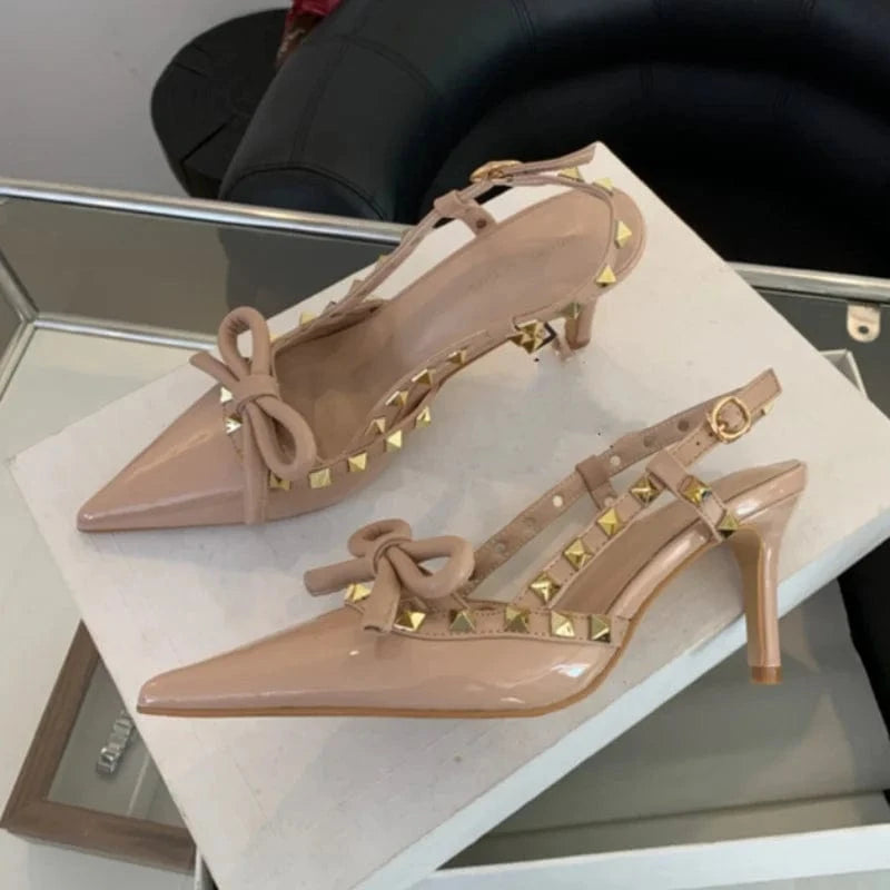 Slingback New Sandals Style Elegant Sexy Unique Designer 2024 Sexy Heels for Women