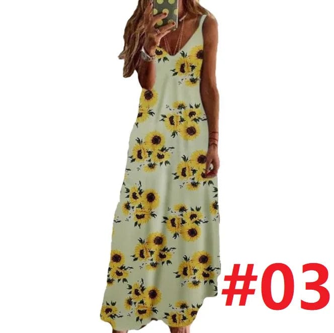 Slip Dress Summer 2024 Bohemian Sleeveless Backless Stylish Floral Casual Maxi Dress Sundresses For Women Evening Dress