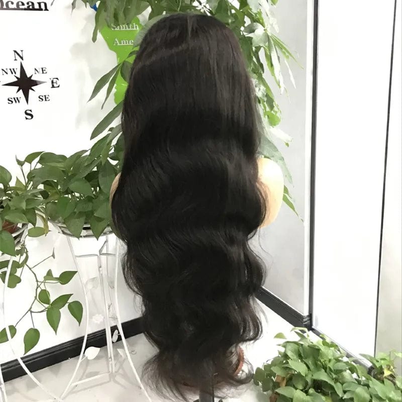 Small Knots Pre Plucked Hd Lace Front Wig Lace Human Hair Wig Transparent 1 Piece Brazilian Hair Long Swiss Lace Average Size