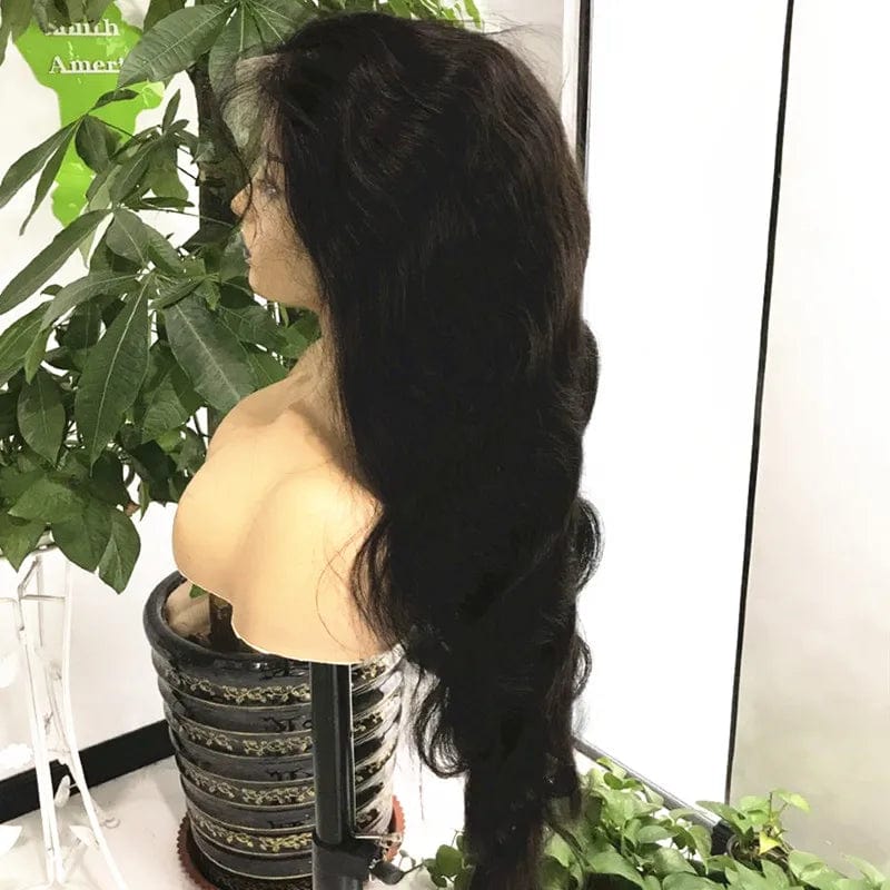Small Knots Pre Plucked Hd Lace Front Wig Lace Human Hair Wig Transparent 1 Piece Brazilian Hair Long Swiss Lace Average Size