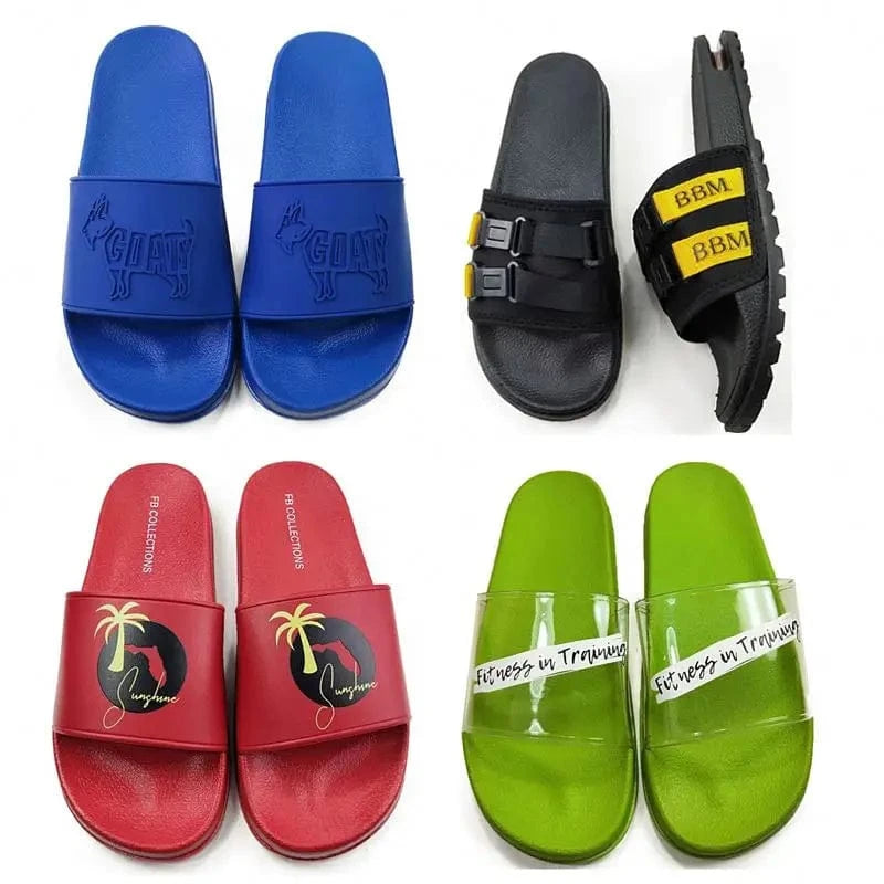 Solid Women Slipper Ladies Slides Summer Beach Flip Flops Outdoor Flat Pvc Flip-Flops Sandals And Bags Slippers Designer Men