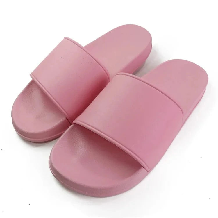 Solid Women Slipper Ladies Slides Summer Beach Flip Flops Outdoor Flat Pvc Flip-Flops Sandals And Bags Slippers Designer Men