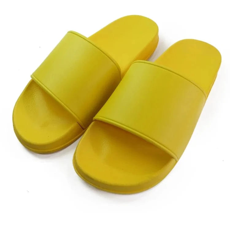 Solid Women Slipper Ladies Slides Summer Beach Flip Flops Outdoor Flat Pvc Flip-Flops Sandals And Bags Slippers Designer Men