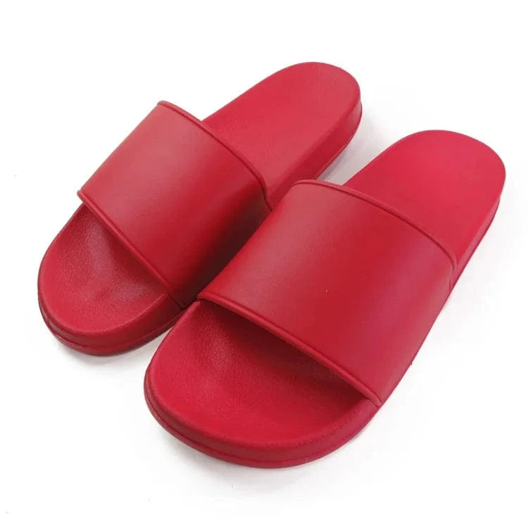Solid Women Slipper Ladies Slides Summer Beach Flip Flops Outdoor Flat Pvc Flip-Flops Sandals And Bags Slippers Designer Men