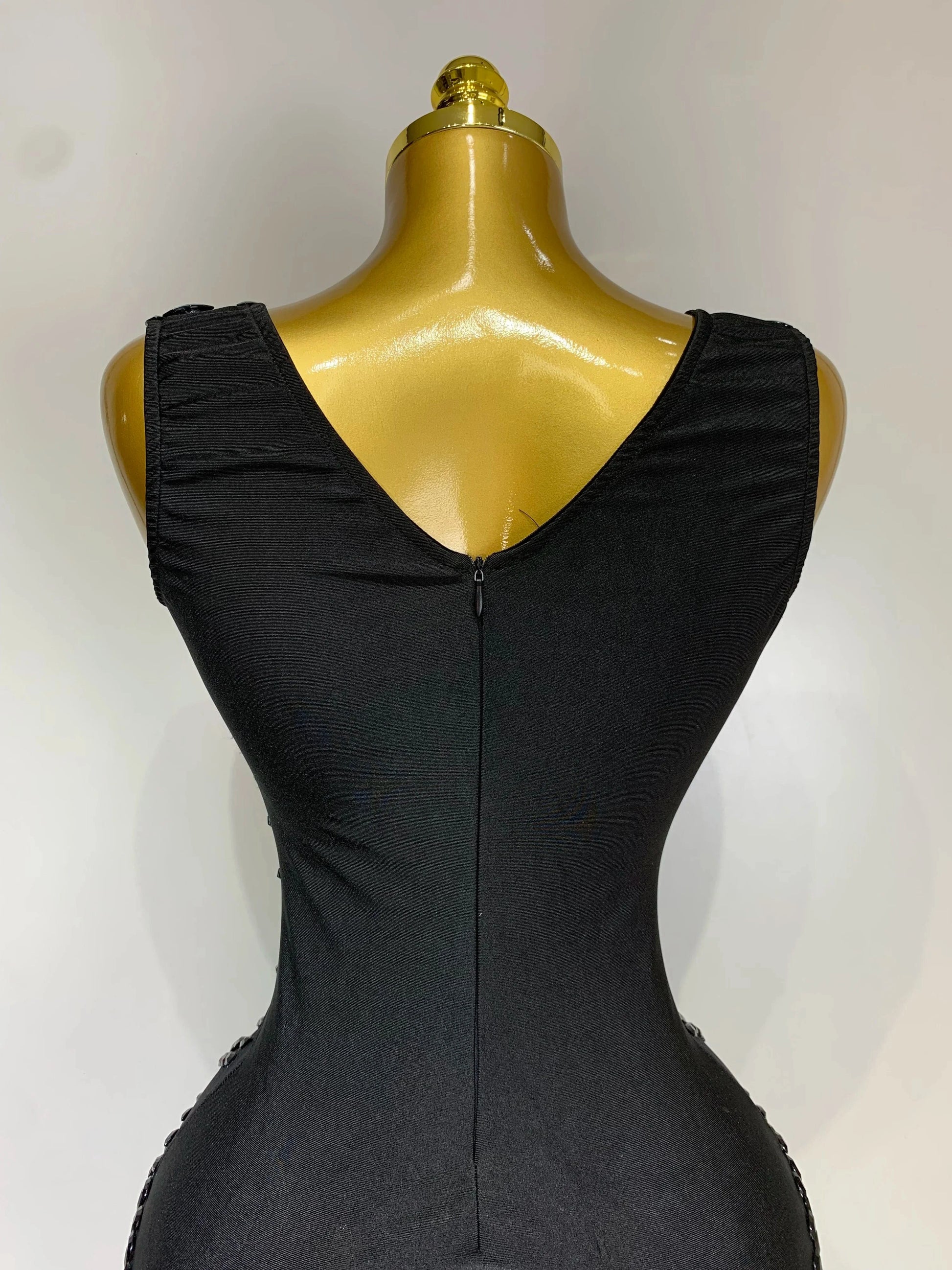 Sparkly Rhinestone Mesh See Through V Neck Dress Women Sexy Performance Stage Costume Evening Party Club Luxury Birthday Outfit