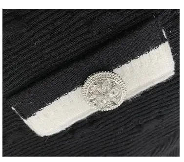 Spring Lady Fashion Fine Workmanship Ruffles Suit Long Sleeve Single-breasted Knit Cardigan Mini Skirt Women Colorblock 2Pcs