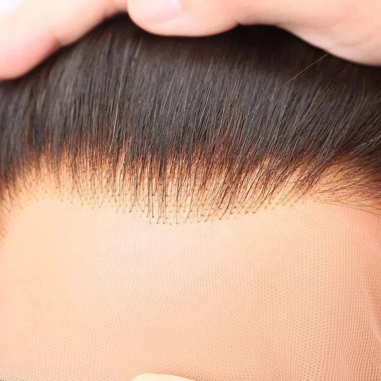 Straight Hair 13x6 Transparent Lace Frontal Wig Human Hair HD Lace Front Wigs for Black Women Baby Hair Pre plucked