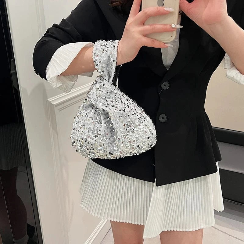 Stylish new handbags 2024 Light Lady Sequins bags Lady Designer Purses For Woman