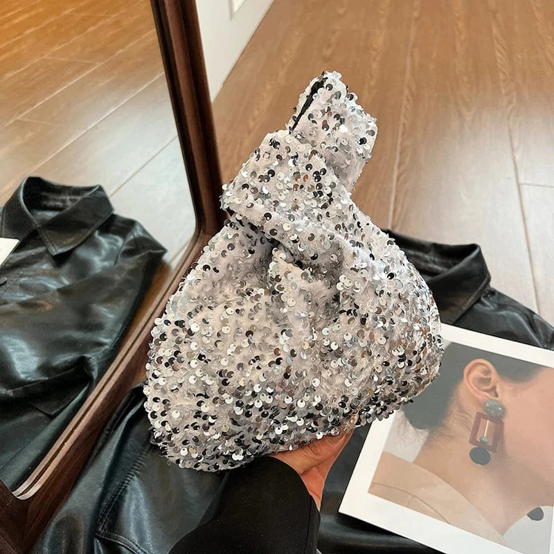 Stylish new handbags 2024 Light Lady Sequins bags Lady Designer Purses For Woman