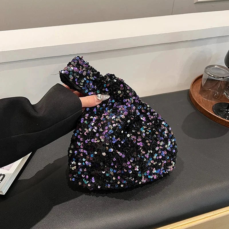Stylish new handbags 2024 Light Lady Sequins bags Lady Designer Purses For Woman