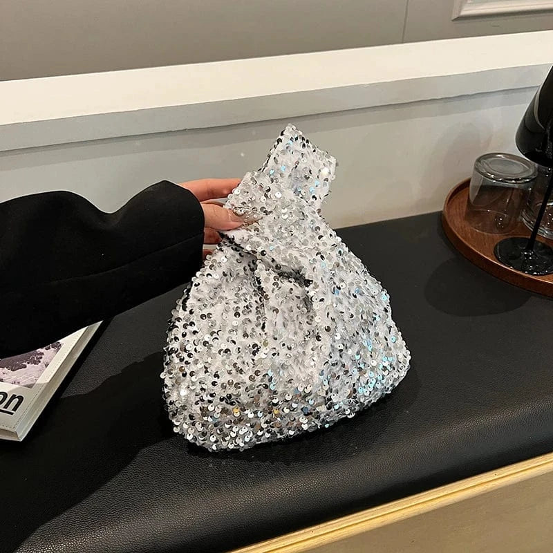 Stylish new handbags 2024 Light Lady Sequins bags Lady Designer Purses For Woman