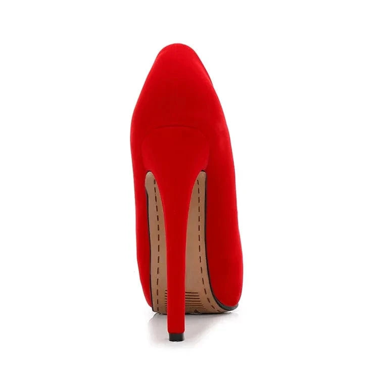 stylish stiletto girls trendy sexy red dance platform super high heel shoes