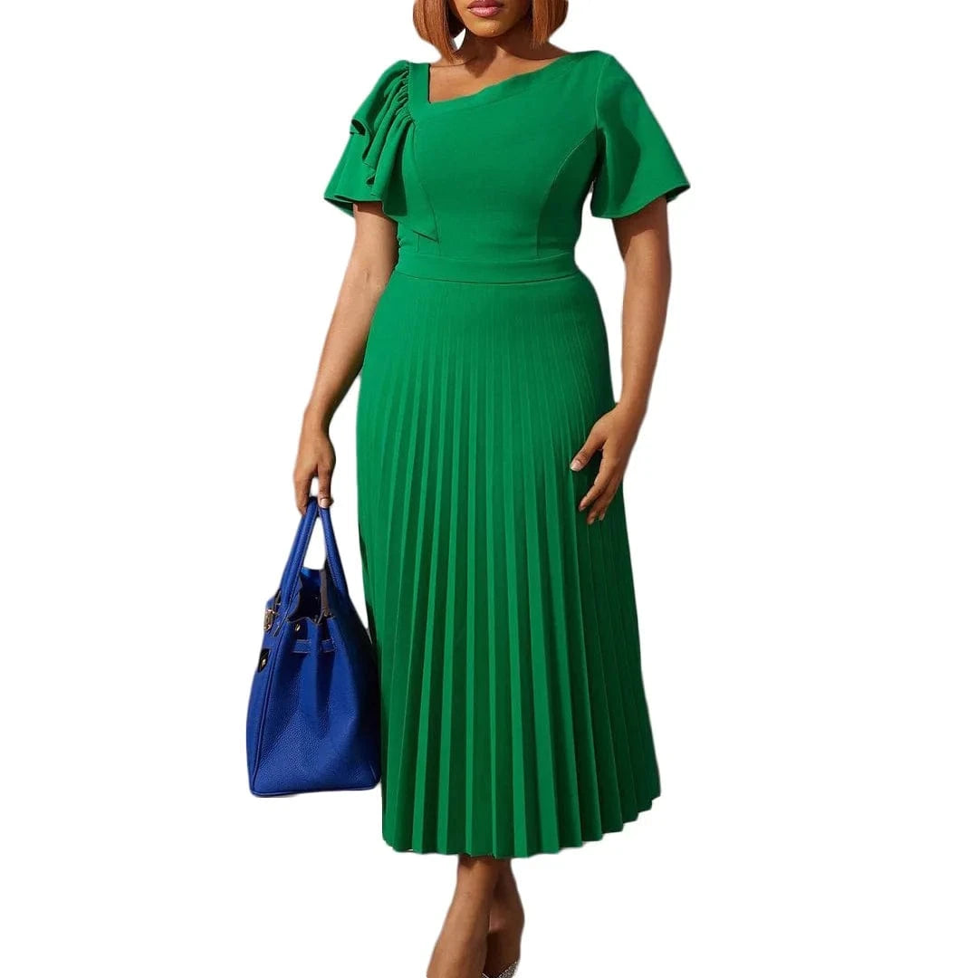 Summer female casual dresses lady elegant casual women clothing turkish quality