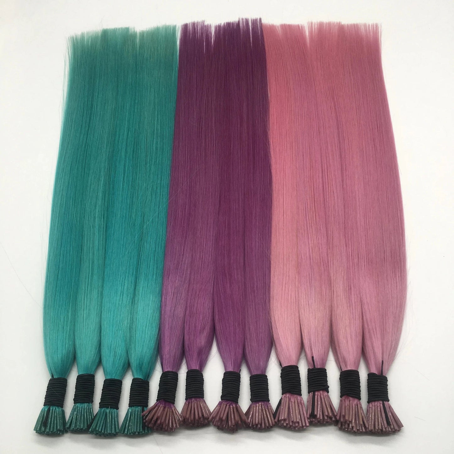 Summer hot sell beautiful colours can last 1-2 years 100% virgin cuticle aligned hair i tip hair extensions wholesale
