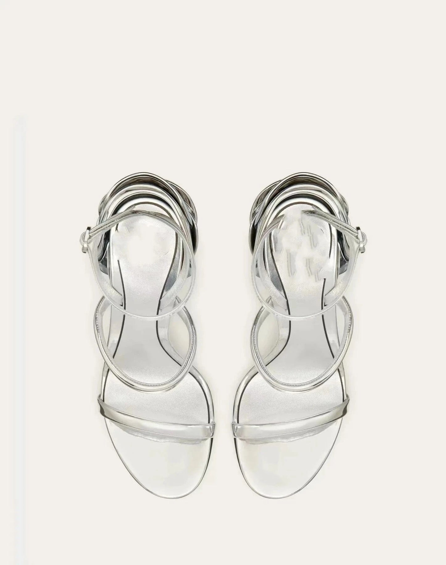 Summer Sandals Women Simple Floral Decor Round-toe Mujer Zapatos Ankle Strap Large Size High Heel Sandals Ladies Party Sandalias