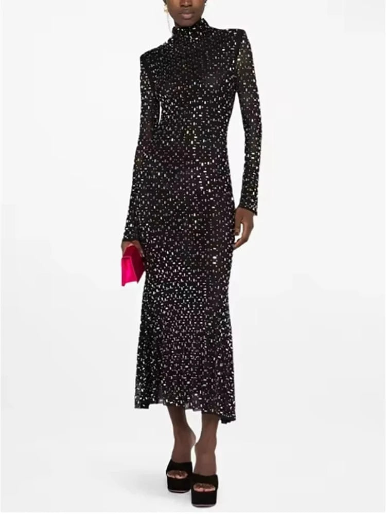 Summer Sexy Women's Red Flower Halter Off Shoulder Satin Backless Fashion Evening Long Dress Light luxury Wedding Party Dress