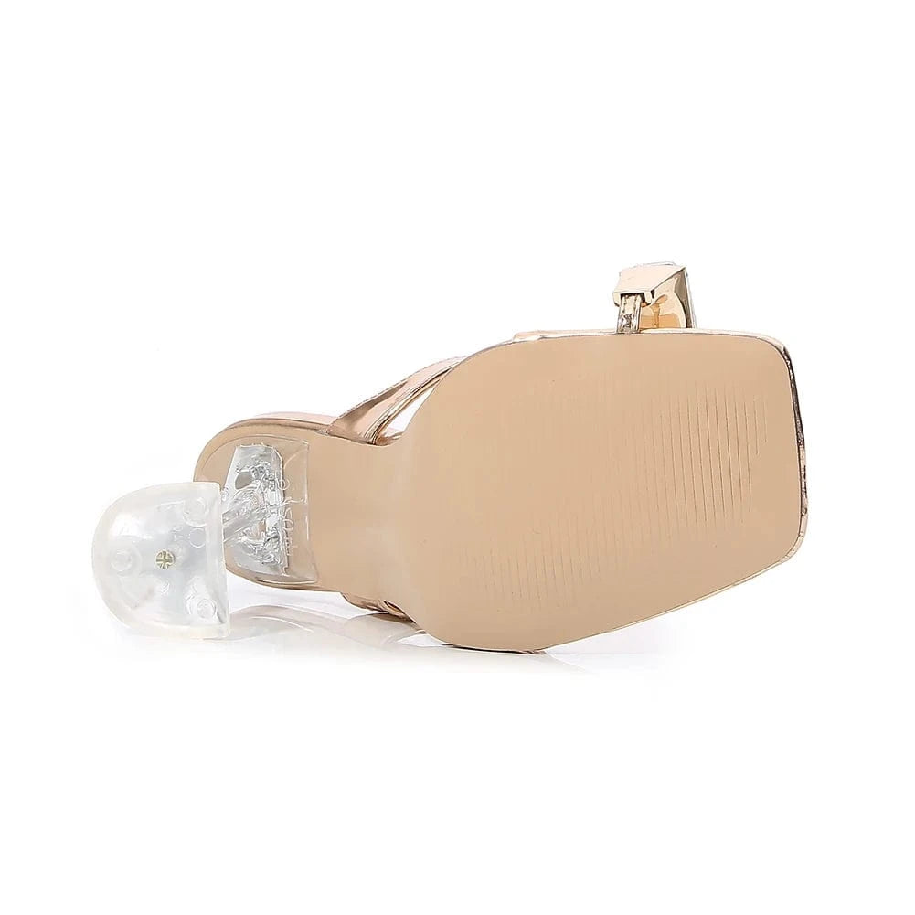 Summer Shoes Women 9 CM Stiletto High Heels Diamond Large Size 35-46 Sandals and Ladies Slippers New Styles