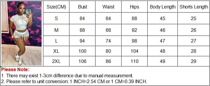 Summer Two 2 Piece Set Women Outfits Colorblock Letter Print Crop Top and Drawstring Shorts Suit Female New Streetwear Tracksuit