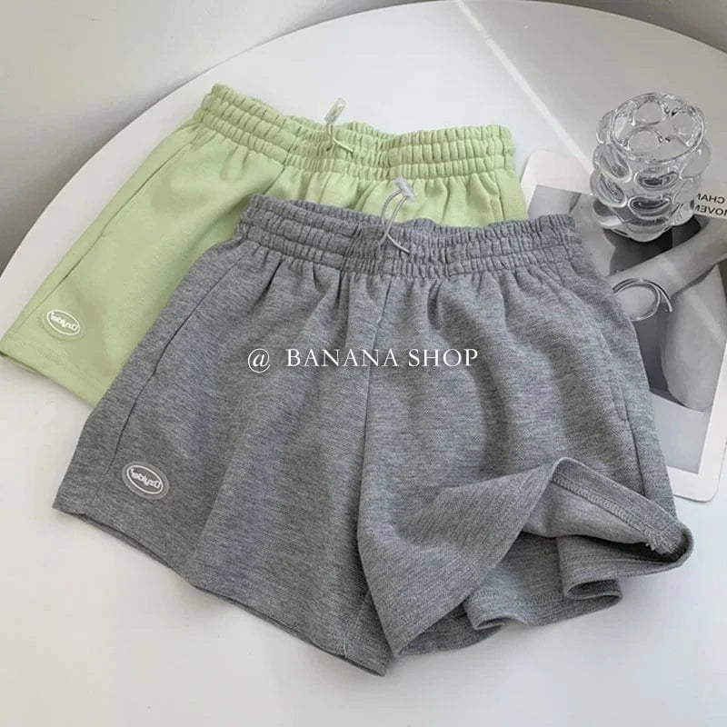 Summer women's sports shorts yoga shorts running loose casual five-point pants women's sweat-absorbent jogging shorts