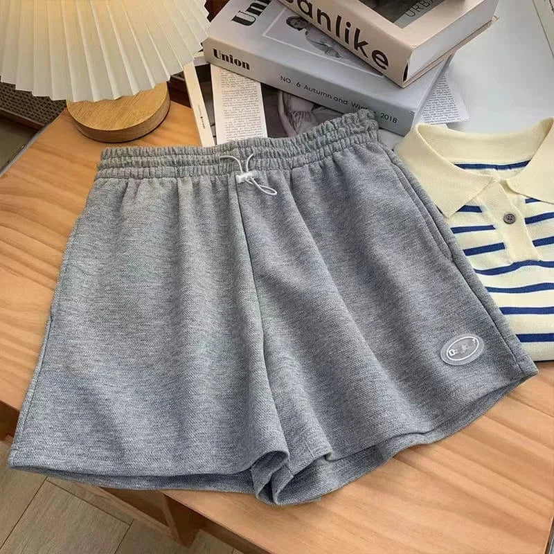 Summer women's sports shorts yoga shorts running loose casual five-point pants women's sweat-absorbent jogging shorts