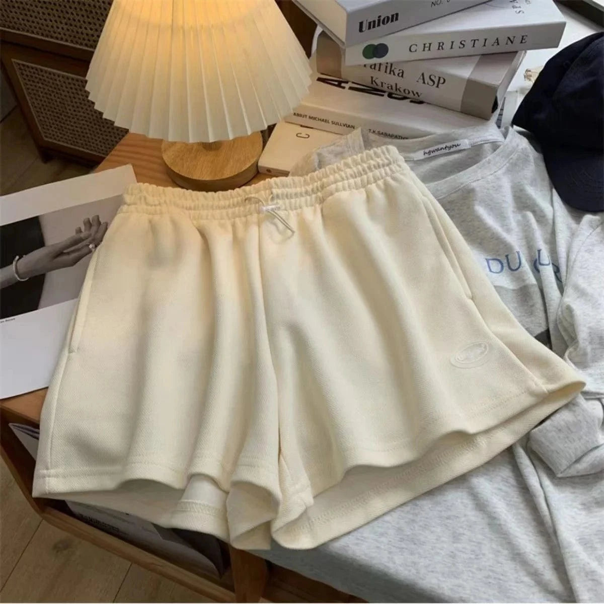 Summer women's sports shorts yoga shorts running loose casual five-point pants women's sweat-absorbent jogging shorts