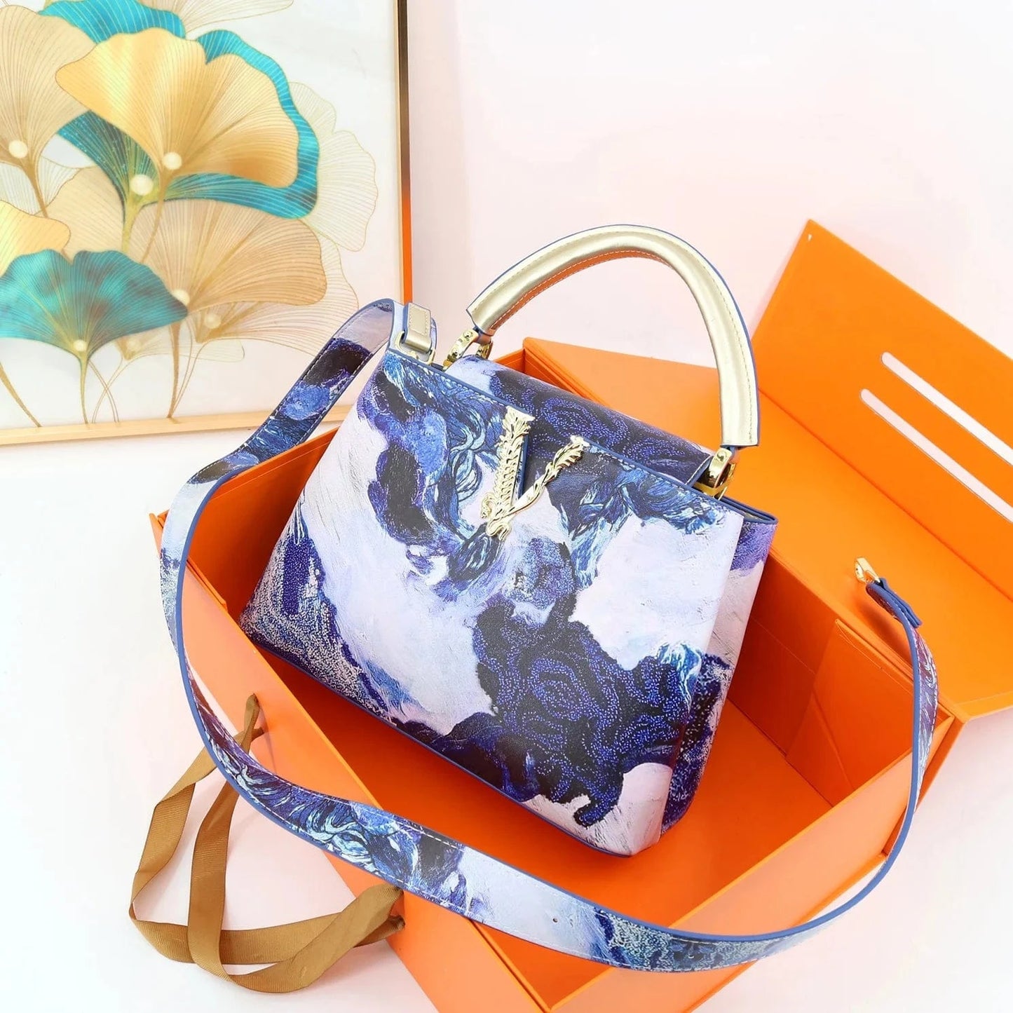 Super product 2024 newest designer handbag for women color full printing ladies bag quality single shoulder bag supplier 29 cm
