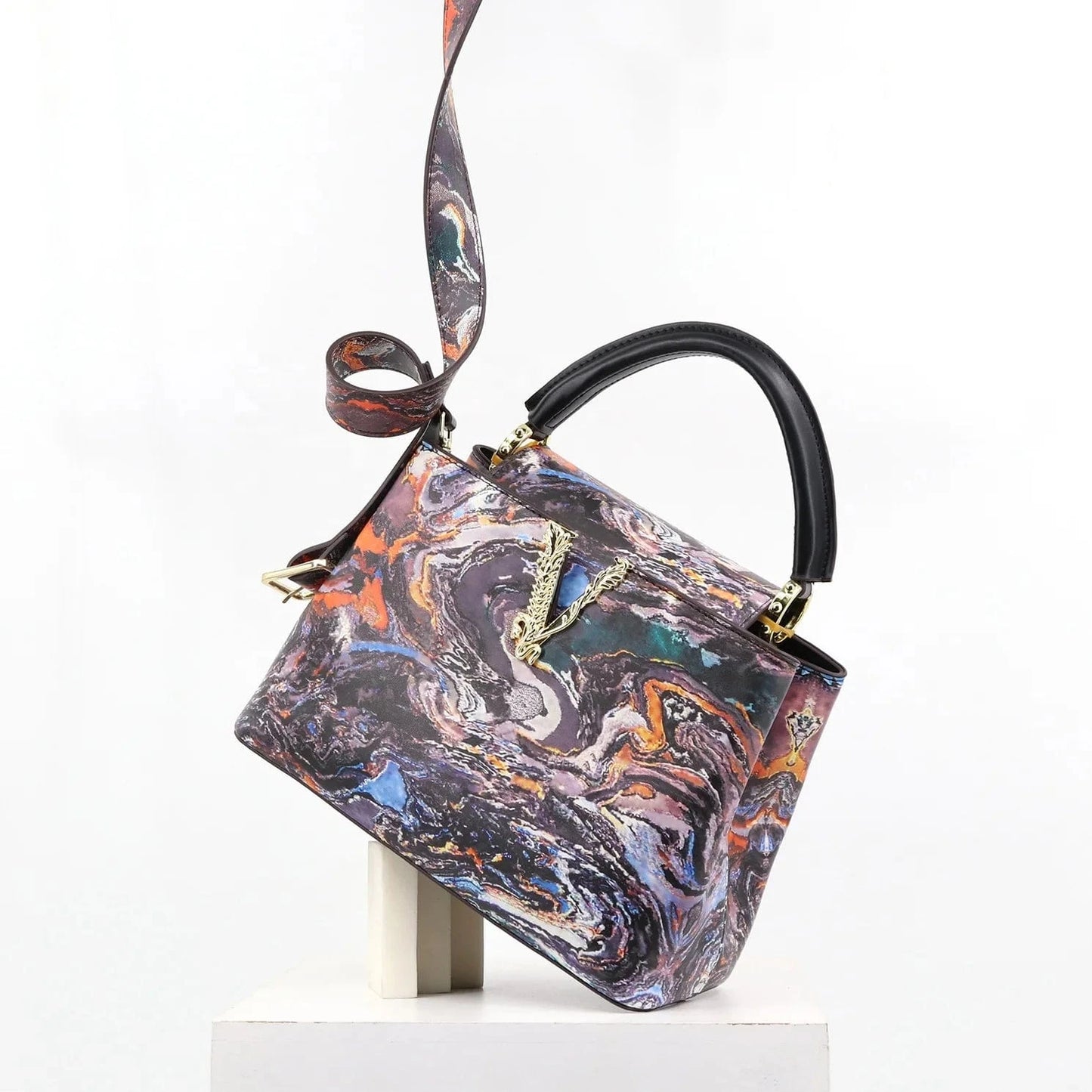Super product 2024 newest designer handbag for women color full printing ladies bag quality single shoulder bag supplier 29 cm