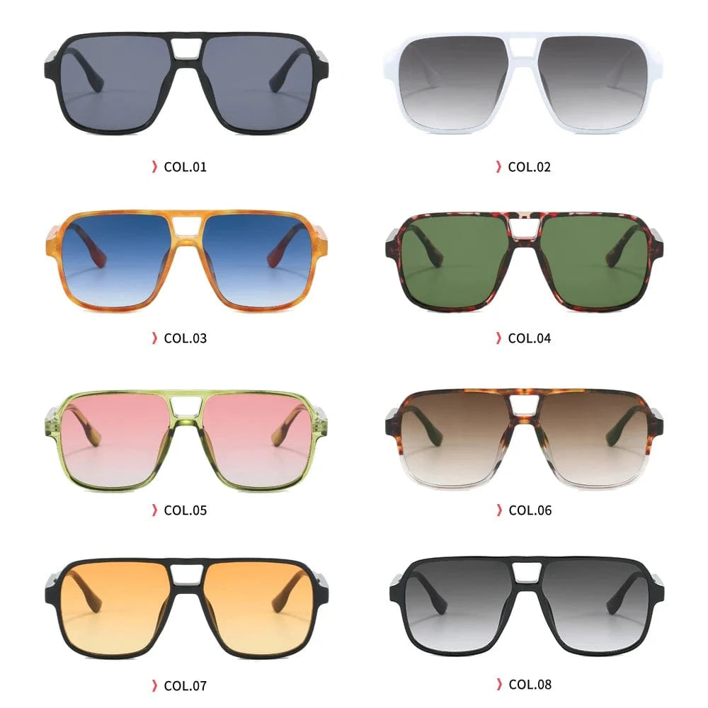 Superhot Eyewear 34861 Fashion 2024 Y2K Square Flat Top Shades Sunglasses