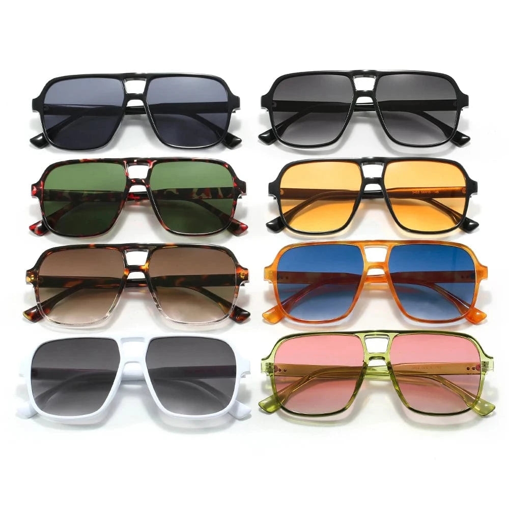 Superhot Eyewear 34861 Fashion 2024 Y2K Square Flat Top Shades Sunglasses