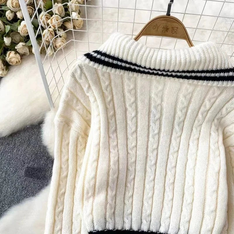 Sweater Vendors Fall Winter 2024 Women Clothing Sweater Outfit 2 Piece Set Trendy Two Piece Cozy Knit Sweater Top and Shorts Set