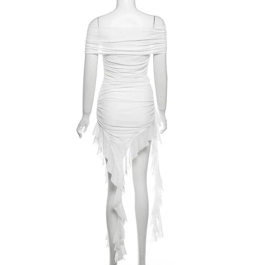 Sylcue Spring Bachelor Party Sweet Gentle Intellectual Tight Character Hot Mature Beautiful Girl Chest Tassel Dress
