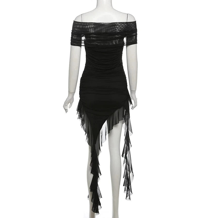 Sylcue Spring Bachelor Party Sweet Gentle Intellectual Tight Character Hot Mature Beautiful Girl Chest Tassel Dress