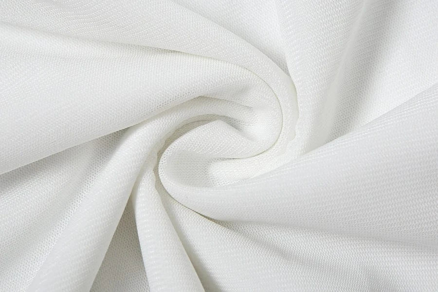 Sylcue White Sweet Gentle Mature Sexy Beautiful Summer Street Out Women'S Thin Perspective Tassel Design Long Sling Dress