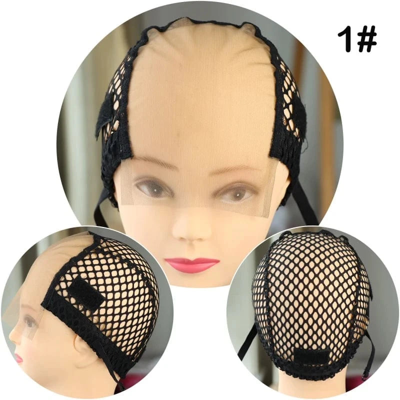 T lace Breathable Spandex Crochet Net Human Hair Ventilated Wig Cap For Wig For Braiding