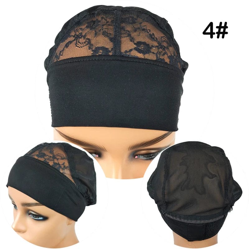 T lace Breathable Spandex Crochet Net Human Hair Ventilated Wig Cap For Wig For Braiding