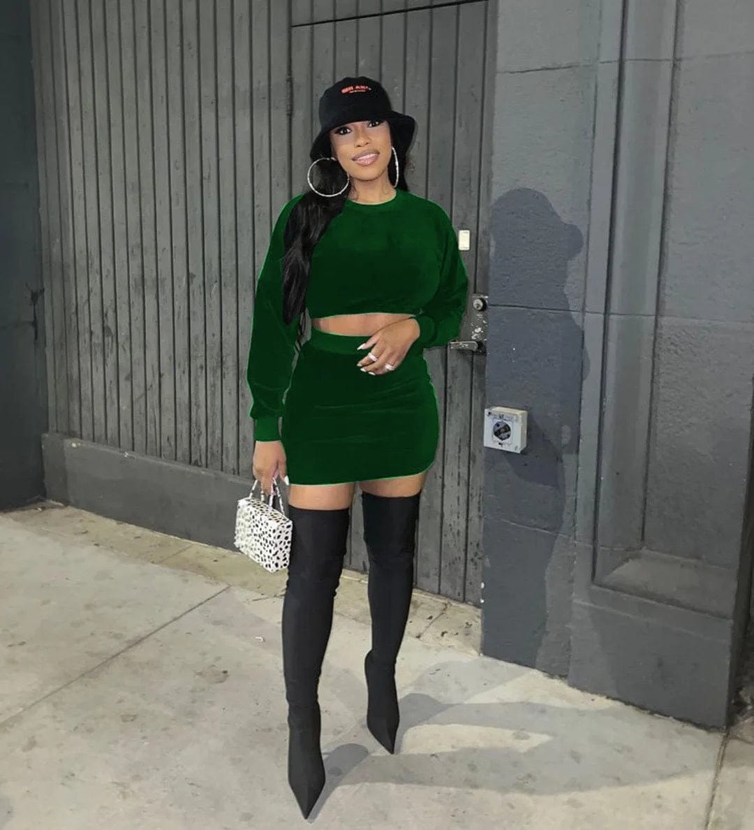 T23815 Fall Velvet Sweat Track Suit Velour Tracksuits 2 Two Piece Jogger Jogging Short Set For Women