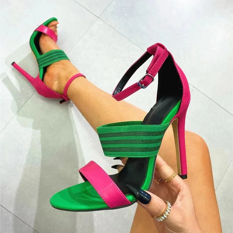 Talon Femme Heeled Sandals for Women 11.5CM Shoes 2023 Stiletto Pumps Sexy Ladies Heels