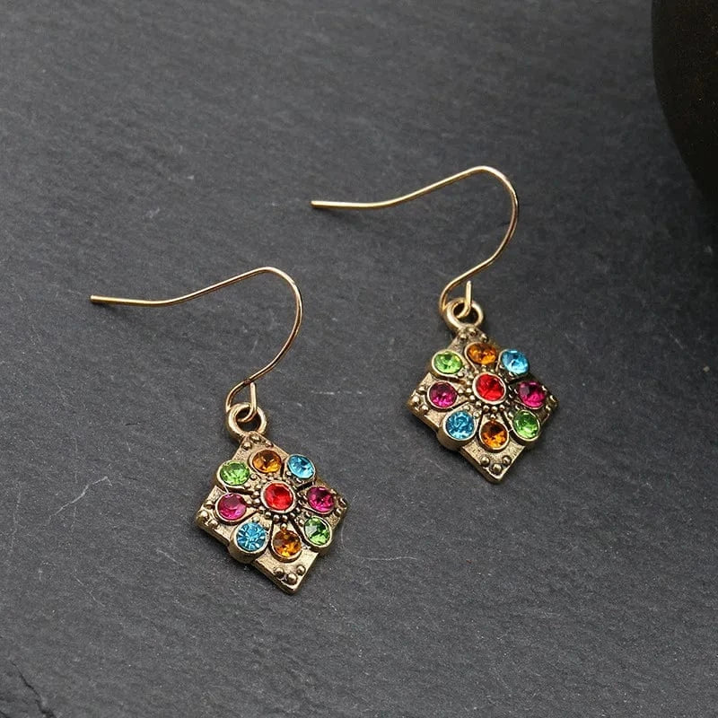 Tassel Vintage Statement Drop Dangle Earrings for Women Girls Long Bohemian Earrings Set Boho Jewelry