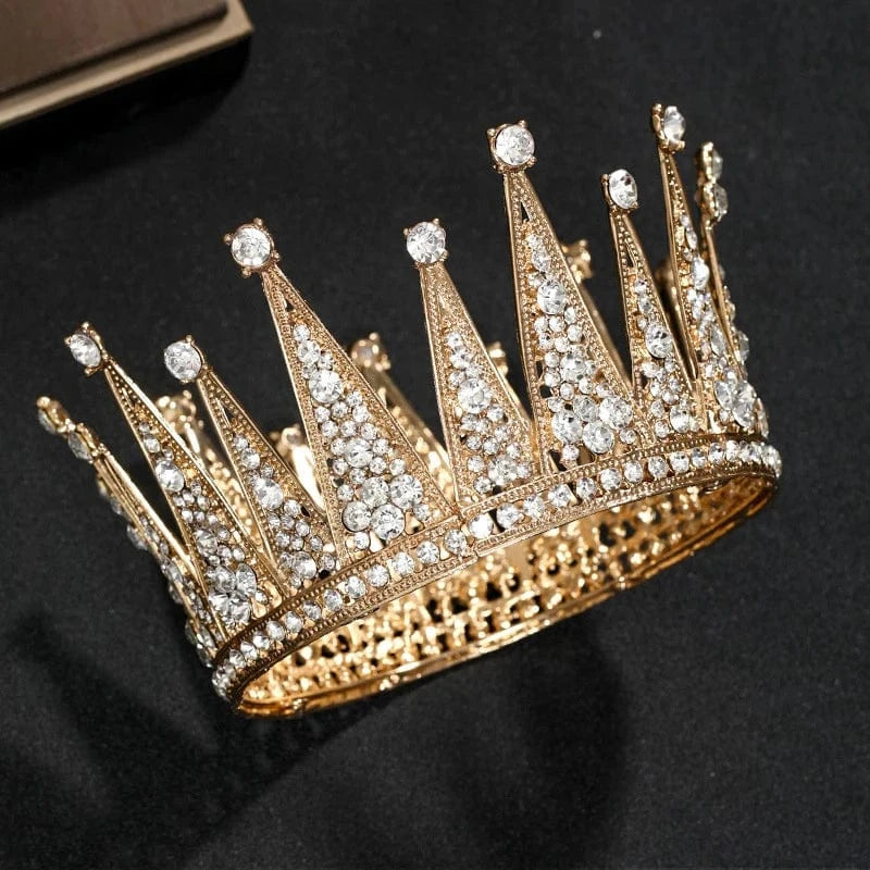 Tiara Crowns Wedding And Pageant Bridal Kids Birthday Crystal Headband Zircon Bride Rhinestone Beauty Woman Queen Crown Tiaras