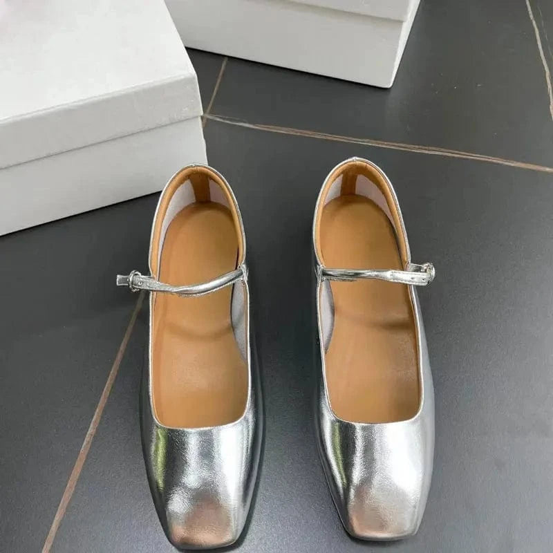 top quality ladies leather shoes fashion girl mary jane shoes new styles designer flats women shoes