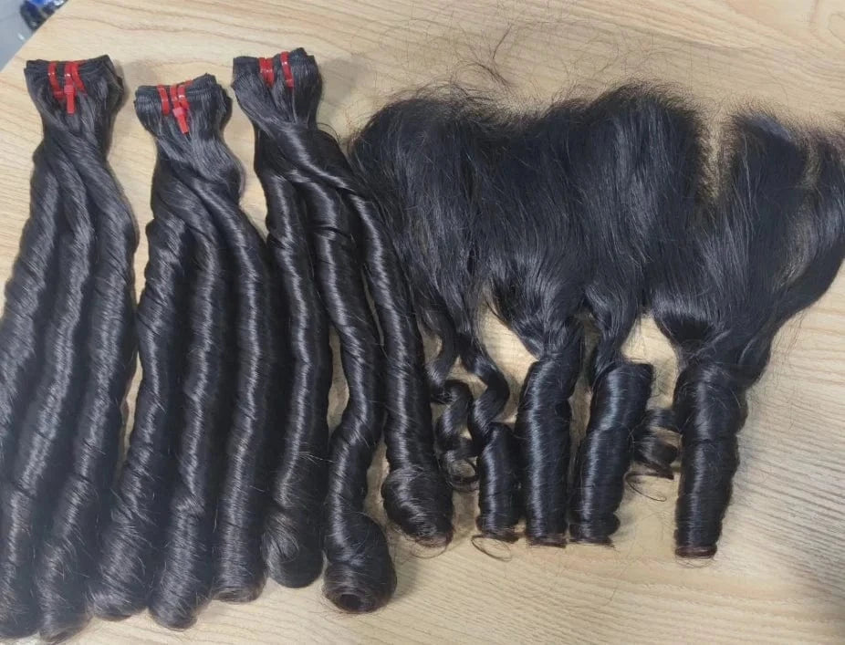 top selling grade 15a raw virgin hair bundles, bouncy curls human hair bundles brazilian hair bundles with closure
