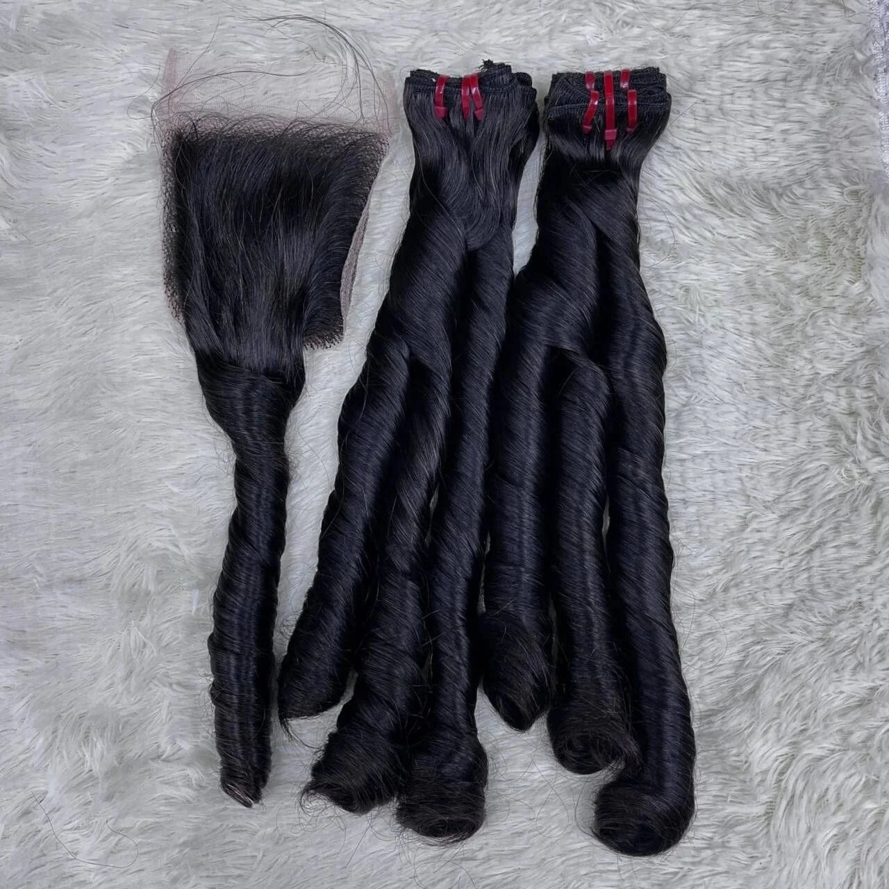 top selling grade 15a raw virgin hair bundles, bouncy curls human hair bundles brazilian hair bundles with closure