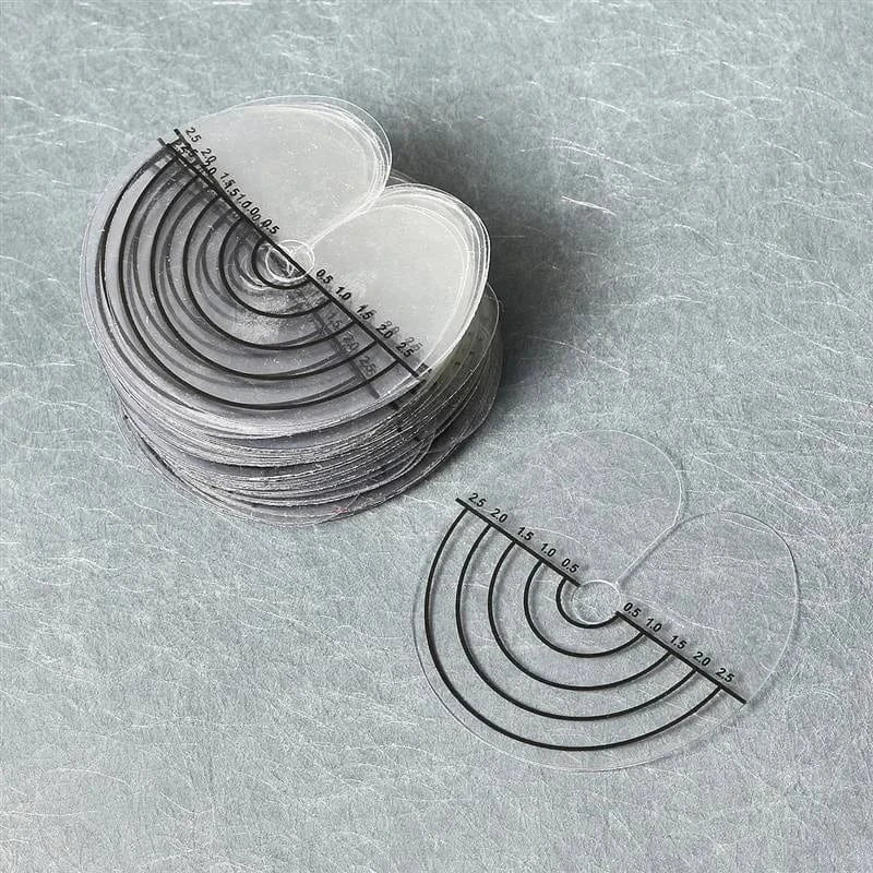 Transparent 1000pcs Pre Bonded U Tip Hair Extension Heat Glue Shield Protector With Scale Hair Extension Tools