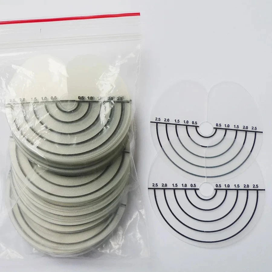Transparent 1000pcs Pre Bonded U Tip Hair Extension Heat Glue Shield Protector With Scale Hair Extension Tools