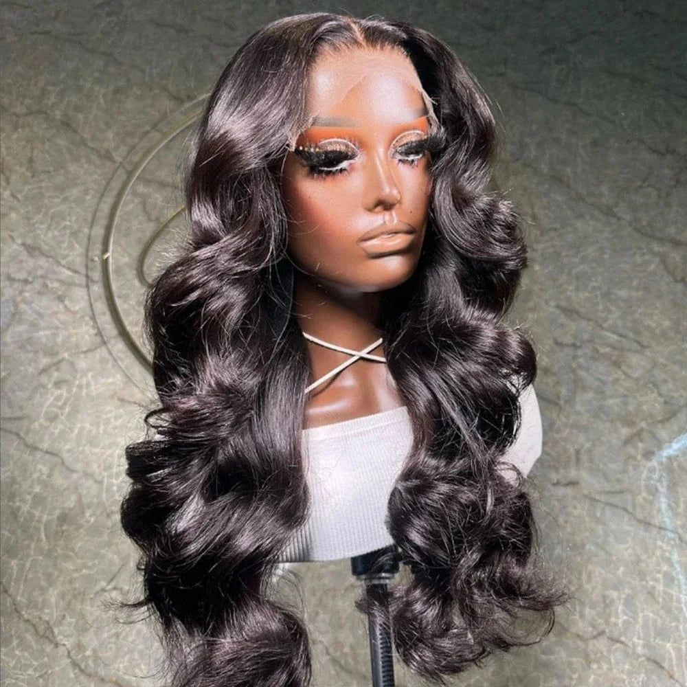 Transparent Body Wave 13x4 Hd Lace Front wig Vietnamese Curly Human Hair Wig ,Remy 250 density 13x4 Frontal Wigs For Women