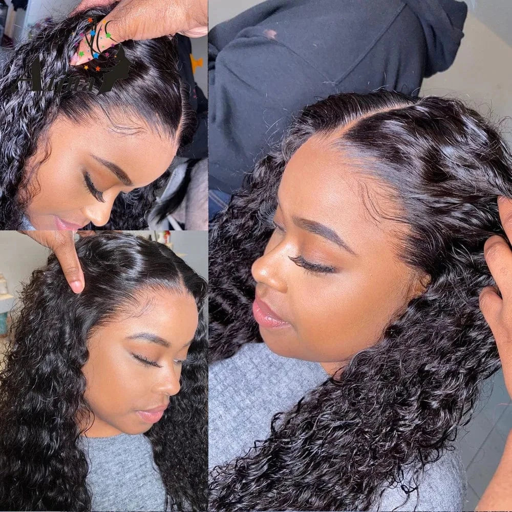 Transparent Hd Full natural Human Hair Wig braided,Brazilian 360 Lace Frontal Wigs, Human Hair Hd Lace Front Wigs