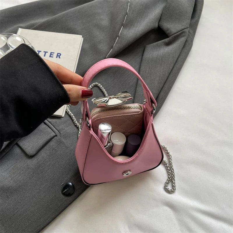 Trendy Chain Small Fashion Purses and Handbags Female Sequin Women's Mini Bags 2024