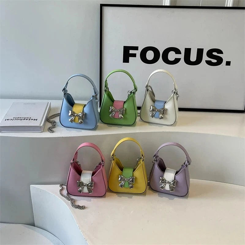 Trendy Chain Small Fashion Purses and Handbags Female Sequin Women's Mini Bags 2024