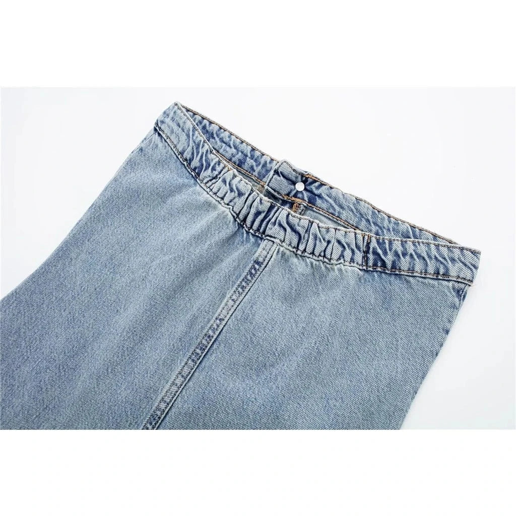 Trendy Unique Fashion Casual Sexy Summer Jumpsuits Sleeveless One Piece Denim Jeans Jumpsuit Woman Lady Jumpsuit For Women