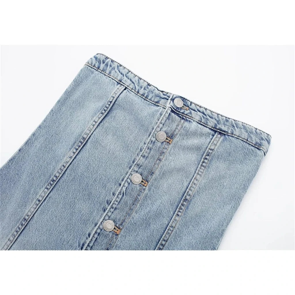 Trendy Unique Fashion Casual Sexy Summer Jumpsuits Sleeveless One Piece Denim Jeans Jumpsuit Woman Lady Jumpsuit For Women
